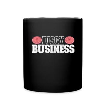 Discus thrower discus throw - Full Colour Mug - black - Front