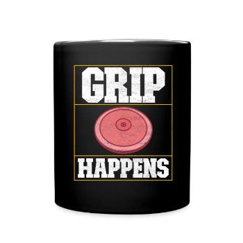 Discus thrower discus throw - Full Colour Mug - black - Front