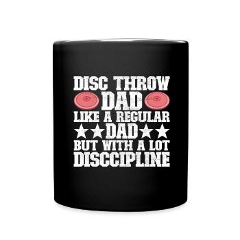 Discus thrower discus throw - Full Colour Mug - black - Front