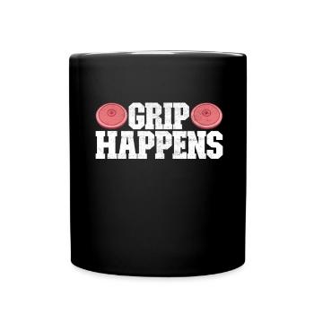 Discus thrower discus throw - Full Colour Mug - black - Front