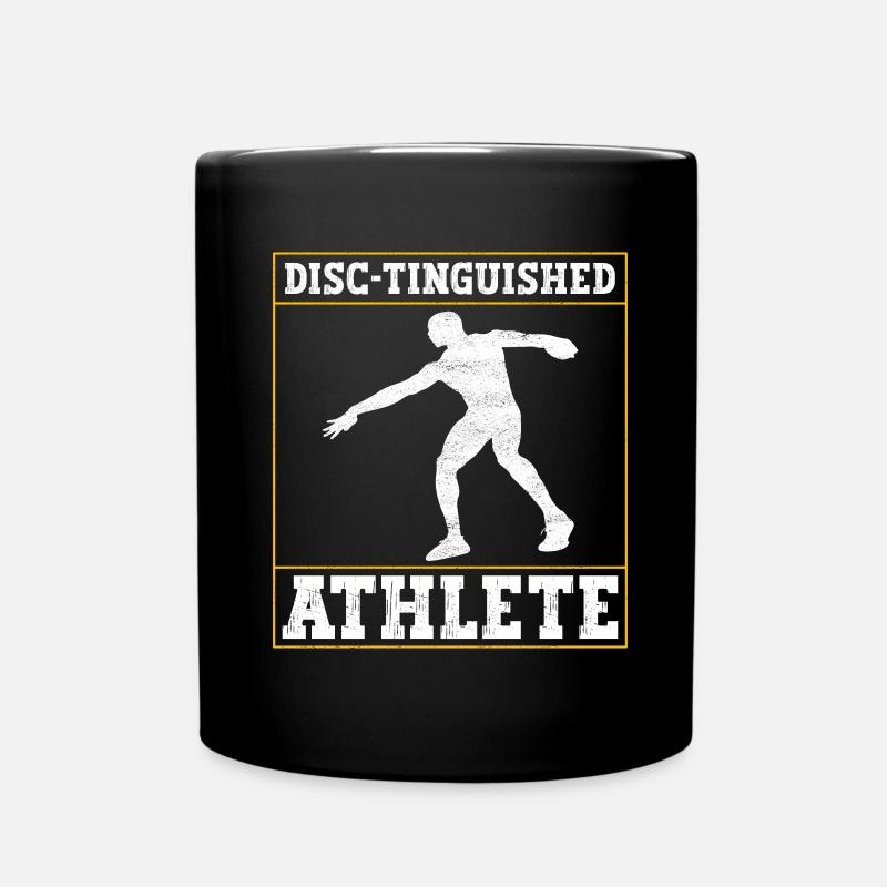 Lancer du disque Lancer du disque - Mug uni - noir
