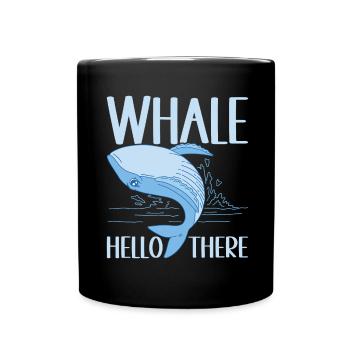 Whales Whale - Full Colour Mug - black - Front