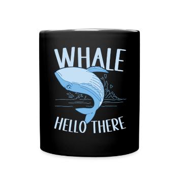Whales Whale - Full Colour Mug - black - Front