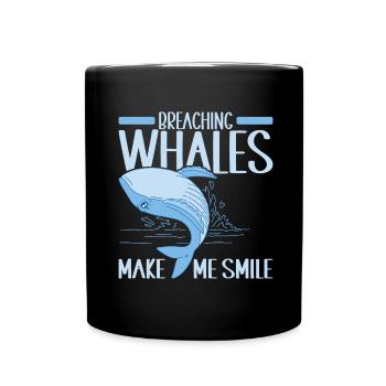 Whales Whale - Full Colour Mug - black - Front