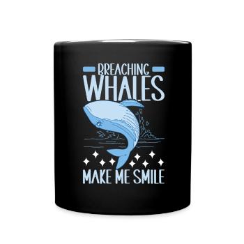 Whales Whale - Full Colour Mug - black - Front