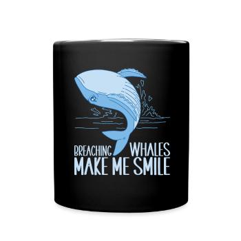 Whales Whale - Full Colour Mug - black - Front