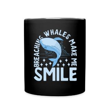 Whales Whale - Full Colour Mug - black - Front