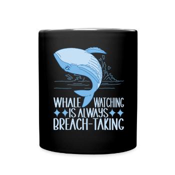 Whales Whale - Full Colour Mug - black - Front