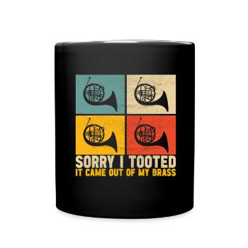 Cor Cuivres - Mug uni - noir - Devant