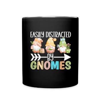Nains de jardin Jardinage - Mug uni - noir - Devant