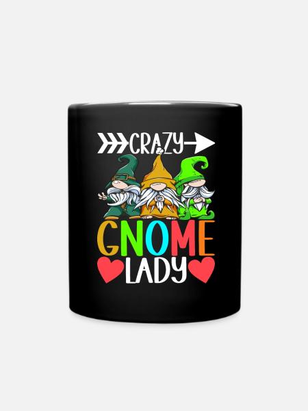 Gartenzwerge Gartenarbeit - Tasse einfarbig - Schwarz