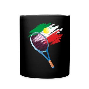 Tennis ITA - Full Colour Mug - black - Front