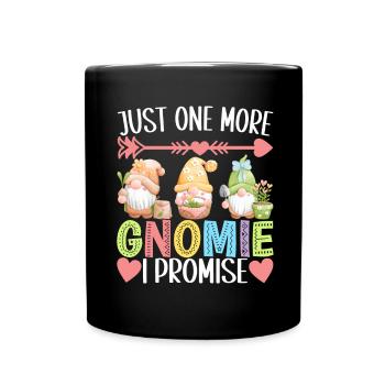 Nains de jardin Jardinage - Mug uni - noir - Devant