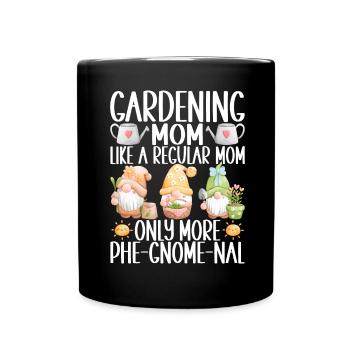 Nains de jardin Jardinage - Mug uni - noir - Devant