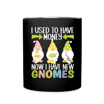 Nains de jardin Jardinage - Mug uni - noir - Devant