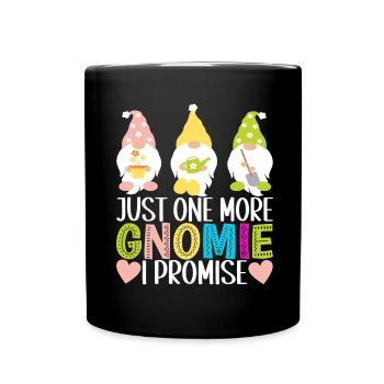 Nains de jardin Jardinage - Mug uni - noir - Devant