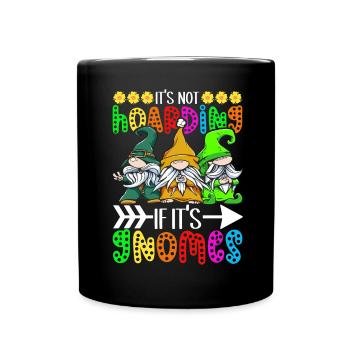 Nains de jardin Jardinage - Mug uni - noir - Devant