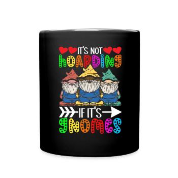 Nains de jardin Jardinage - Mug uni - noir - Devant