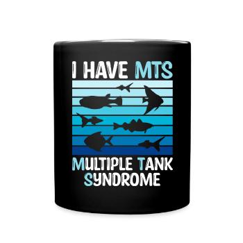 Drôle d’amateur d’aquarium disant citation du propriétaire de l’aquarium - Mug uni - noir - Devant