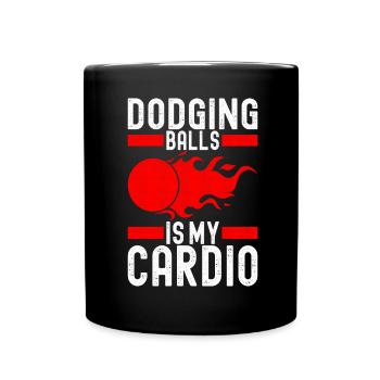 Ballon chasseur Ballon chasseur - Mug uni - noir - Devant
