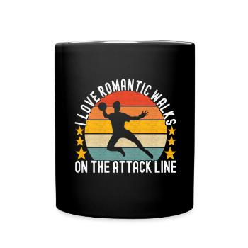 Ballon chasseur Ballon chasseur - Mug uni - noir - Devant