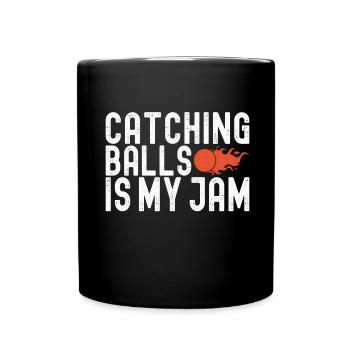 Ballon chasseur Ballon chasseur - Mug uni - noir - Devant