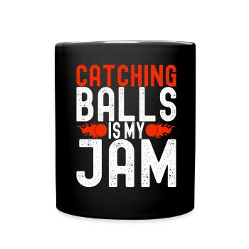 Ballon chasseur Ballon chasseur - Mug uni - noir - Devant