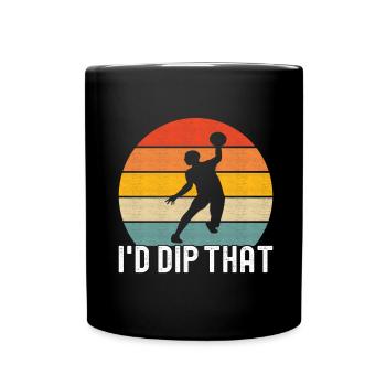 Ballon chasseur Ballon chasseur - Mug uni - noir - Devant