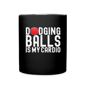Ballon chasseur Ballon chasseur - Mug uni - noir - Devant