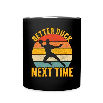Ballon chasseur Ballon chasseur - Mug uni - noir - Devant