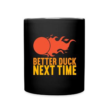 Ballon chasseur Ballon chasseur - Mug uni - noir - Devant