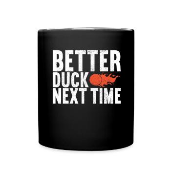Ballon chasseur Ballon chasseur - Mug uni - noir - Devant