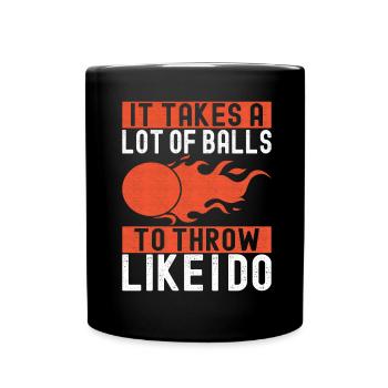 Ballon chasseur Ballon chasseur - Mug uni - noir - Devant