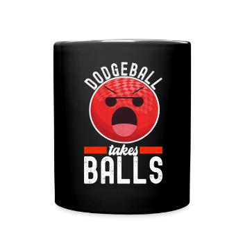 Ballon chasseur Ballon chasseur - Mug uni - noir - Devant