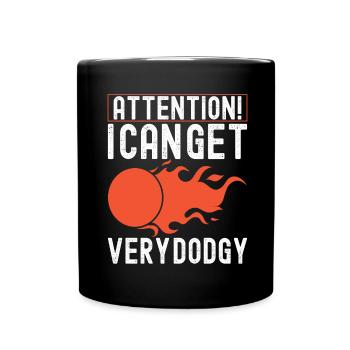 Ballon chasseur Ballon chasseur - Mug uni - noir - Devant