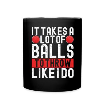 Ballon chasseur Ballon chasseur - Mug uni - noir - Devant