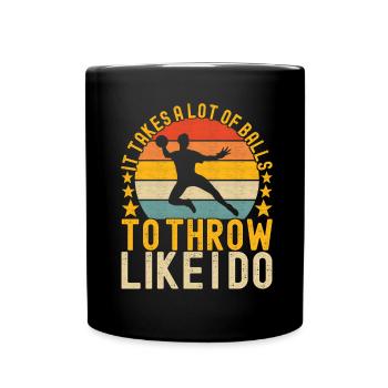 Ballon chasseur Ballon chasseur - Mug uni - noir - Devant