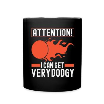 Ballon chasseur Ballon chasseur - Mug uni - noir - Devant