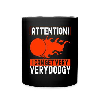 Ballon chasseur Ballon chasseur - Mug uni - noir - Devant
