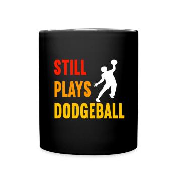 Ballon chasseur Ballon chasseur - Mug uni - noir - Devant