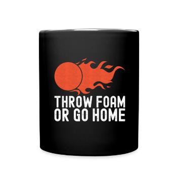 Ballon chasseur Ballon chasseur - Mug uni - noir - Devant
