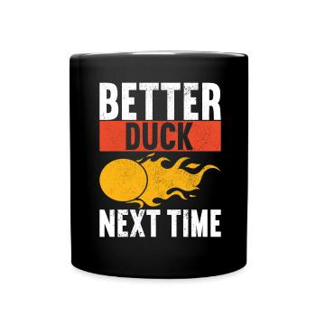 Ballon chasseur Ballon chasseur - Mug uni - noir - Devant