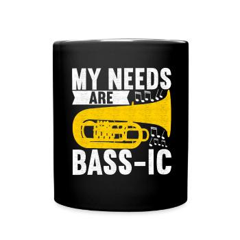 Tuba Tubist - Full Colour Mug - black - Front