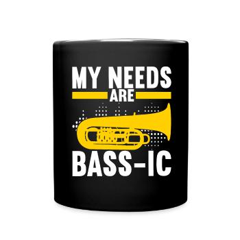 Tuba Tubist - Full Colour Mug - black - Front