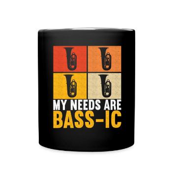 Tuba Tubist - Full Colour Mug - black - Front