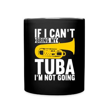 Tuba Tubist - Full Colour Mug - black - Front