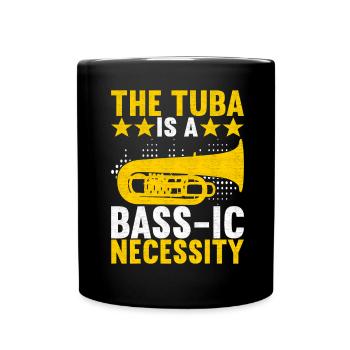 Tuba Tubist - Full Colour Mug - black - Front
