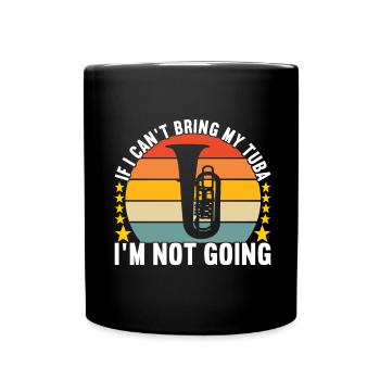 Tuba Tubist - Full Colour Mug - black - Front