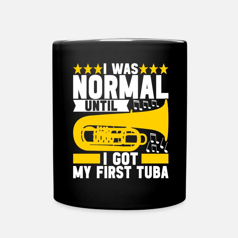Tuba Tubist - Tasse einfarbig - Schwarz