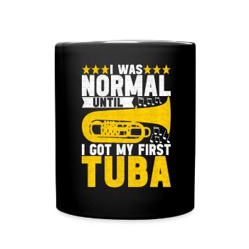 Tuba Tubist - Full Colour Mug - black - Front
